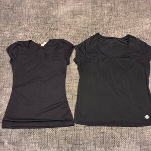 Bundle of 2 Black XL Activewear T-Shirts